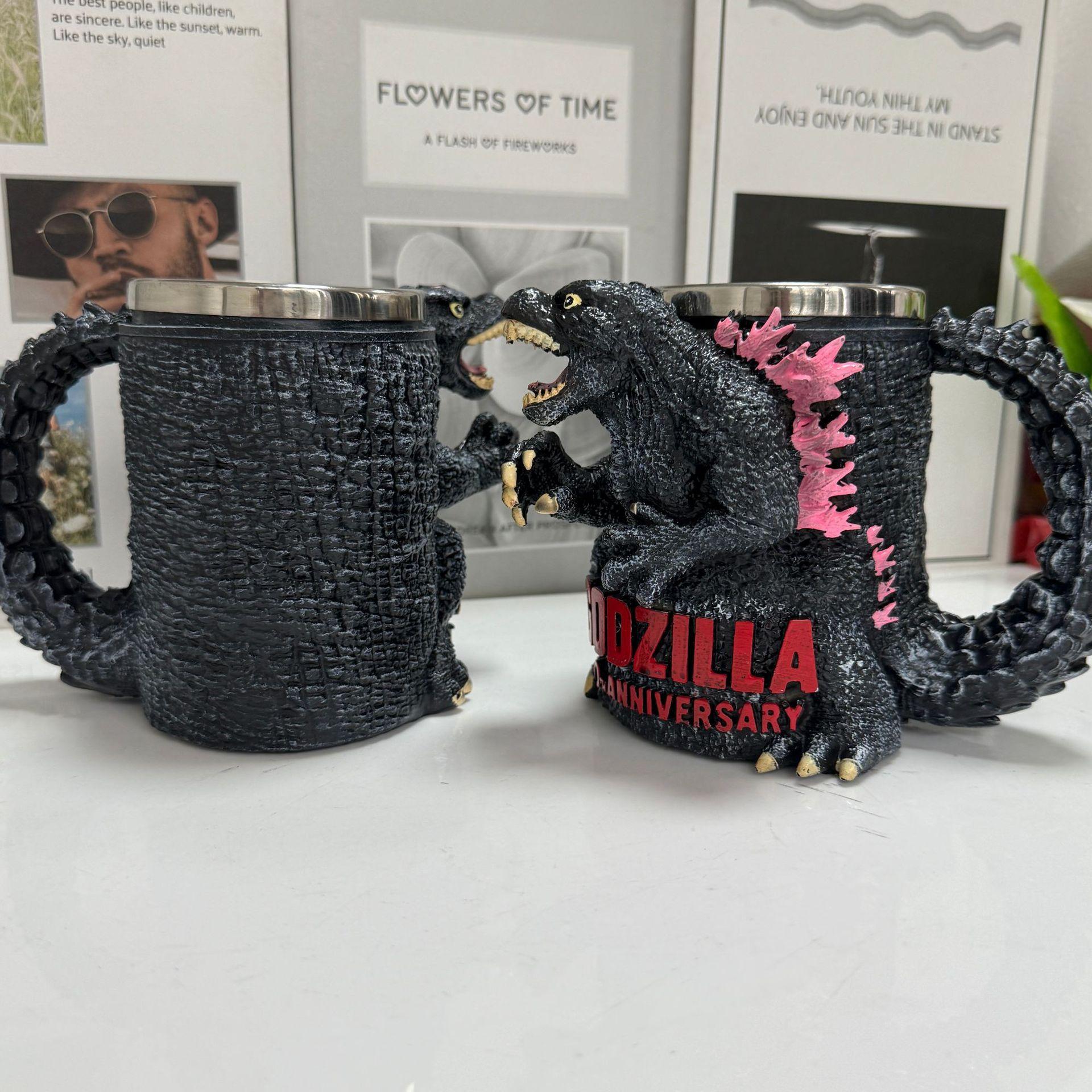 Godzilla 70th Anniversary Resin Mug, Limited Edition Collectible Cup, Durable & Stylish Drinkware, Perfect Gift Idea for Fans