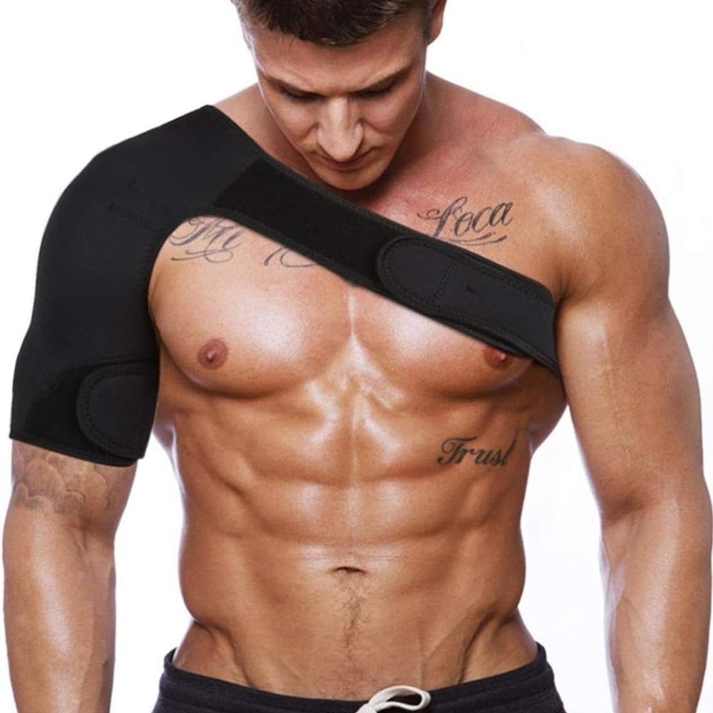 Upgraded Non-Slip Sports Shoulder Strap | Adjustable Length, Breathable & Shock-Absorbing | Unisex Shoulder Support for Basketball, Badminton, Workout & Gym | Essential Protective Gear for Indoor/Outdoor Training