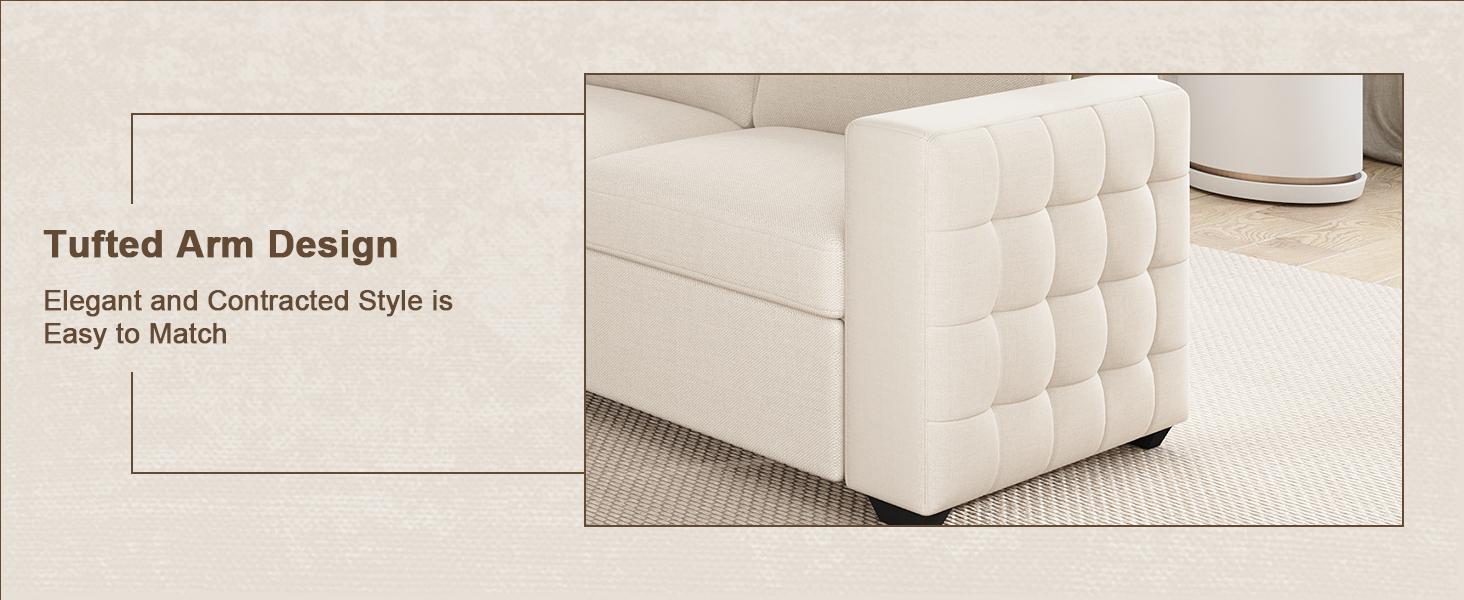 【4-5 Packages】86 Inch Sectional Sleeper Sofa, 5-7 Seat L Shaped Sleeper Sectional Couch with Pull Out Bed, Convertible Sofa Bed with Storage for Living Room, Apartment, Modular Cloud Couches 【4-5 Packages】86 Inch Sectional Sleeper Sofa, 5-7 Seat L Shaped Sleeper Sectional Couch with Pull Out Bed, Convertible Sofa Bed with Storage for Living Room, Apartment, Modular Cloud Couches