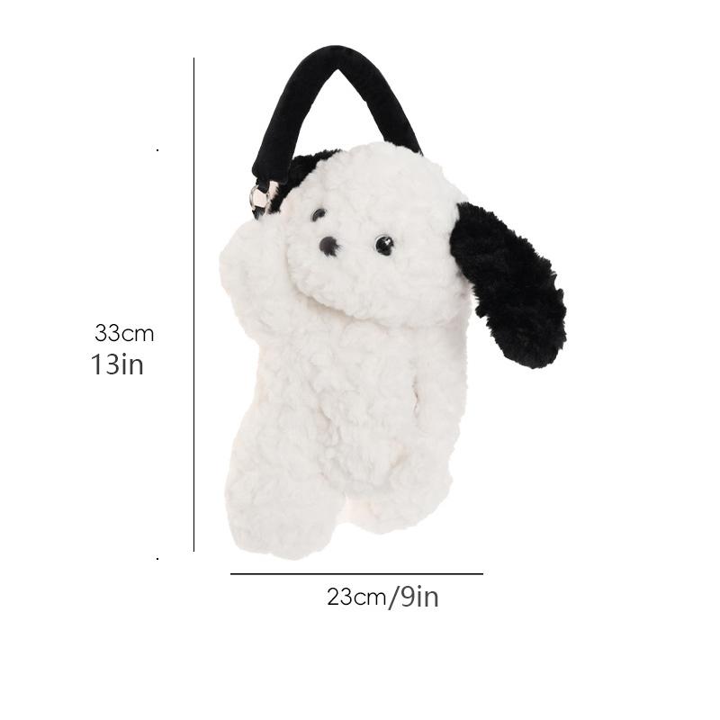 Cute Dog Design Car Tissue Box, Plush Dog Design Car Seat Back Tissue Holder, Creative Car Interior Accessories for Women & Girls, Tissue Dispenser