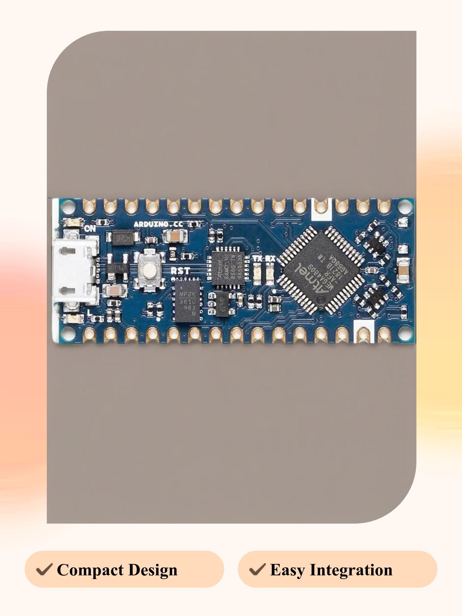 Arduino Nano Every Development Board Abx00033 Abx00028 Microcontroller, Ideal for DIY Projects, Compact Design, Easy Integration