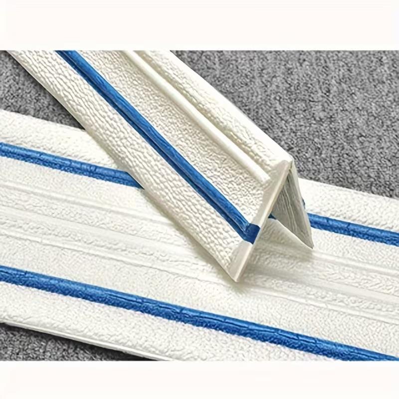 6 Rolls Self-adhesive Ceiling Cornice, Foam Wall Decorative Strip Stickers, Foldable Self-adhesive Waterproof Baseboard Wall Corner Waistline Stickers, Positive Anglection Strip, Decorative Molding