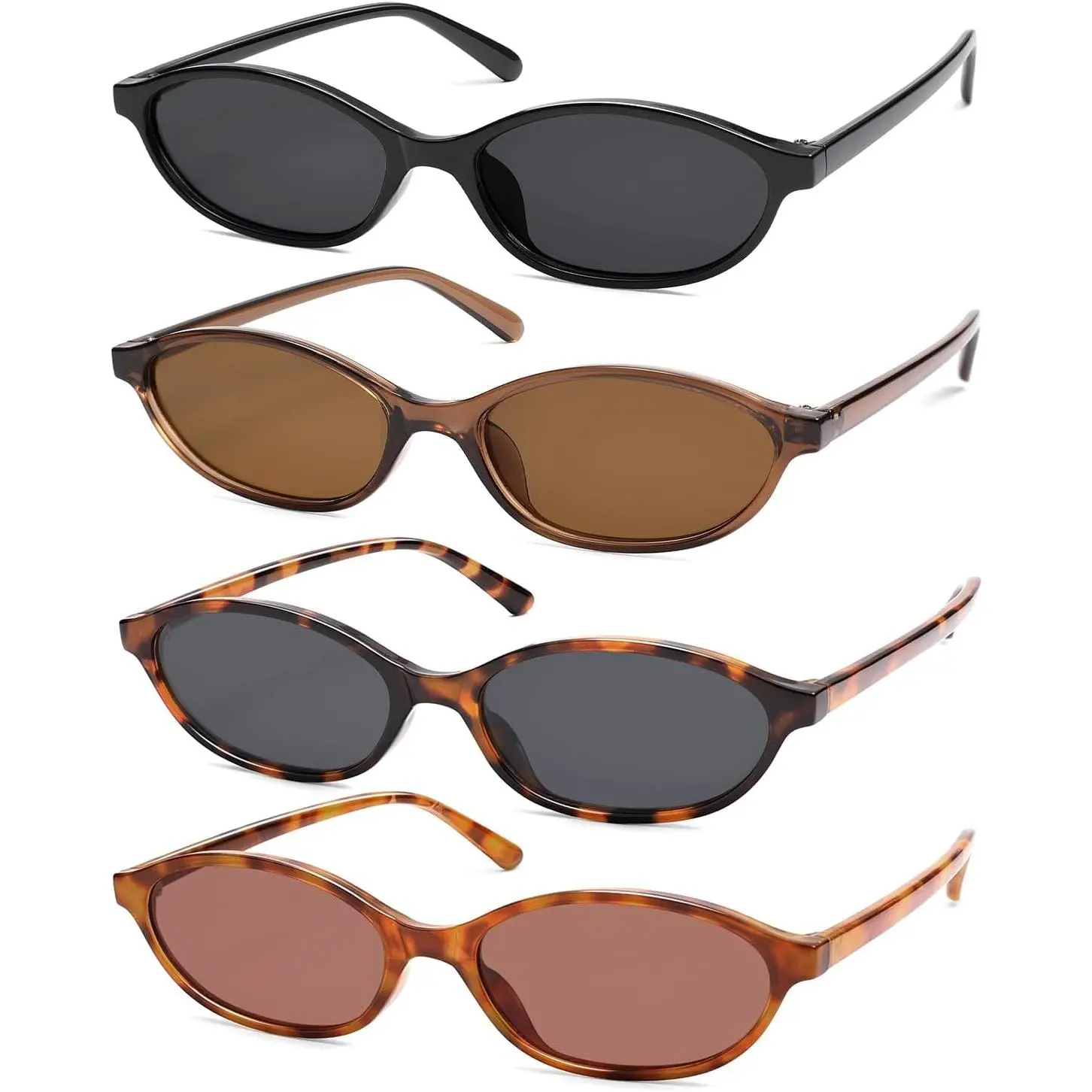 D01 Black+clear Brown+tortoise/Grey+yellow To
