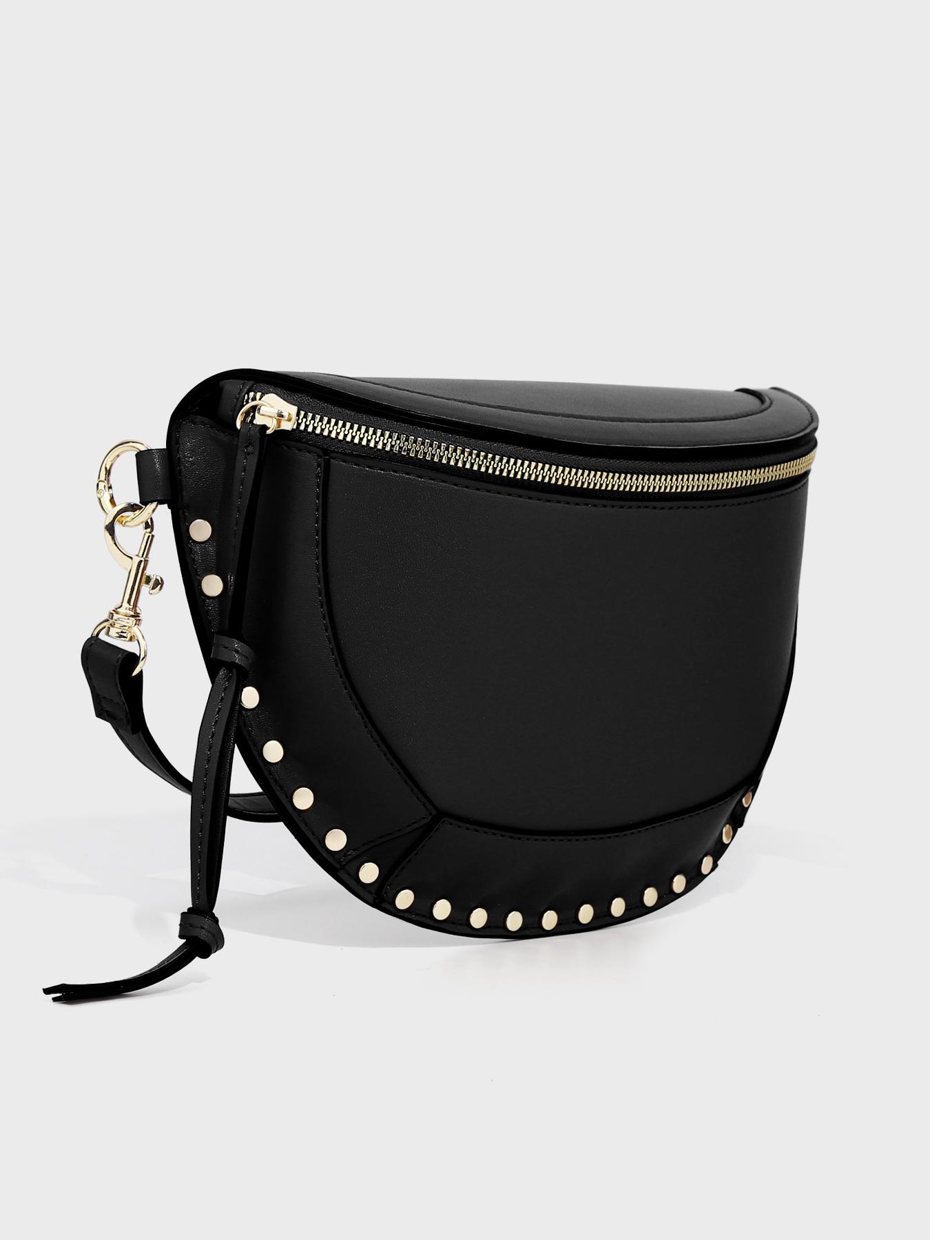 Heavy Duty Rivet Chest Bag Waist Bag Fashion Casual Large Capacity Crossbody Bag