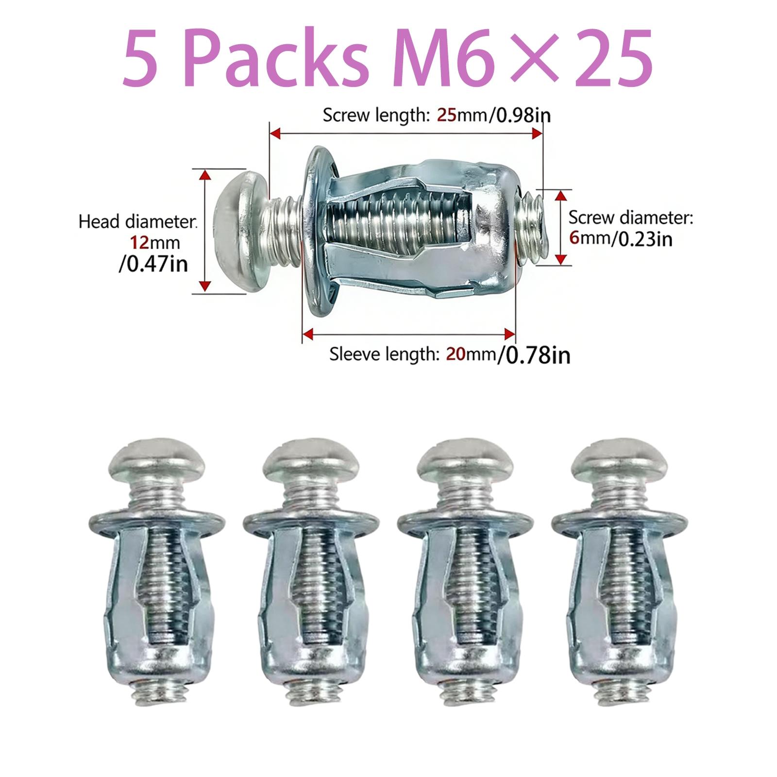 Heavy Duty Bolt Hollow Door Anchors Toggle Bolts for Drywall, Carbon Steel Expansion Screws Set, Expands Behind Wall for Cabinets Walls, Bolt Anchors for 0-5mm Thin Doors Drywall Caravan Walls, Easy Install Multi-Purpose Anchors Heavy Duty Bolt Hollow Door Anchors Toggle Bolts for Drywall, Carbon Steel Expansion Screws Set, Expands Behind Wall for Cabinets Walls, Bolt Anchors for 0-5mm Thin Doors Drywall Caravan Walls, Easy Install Multi-Purpose Anchors