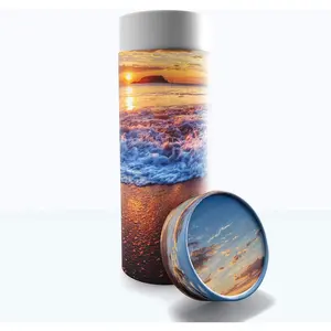 Eco Friendly Biodegradable Hawaiian Sunset Scattering Cremation Urn for Adult Ashes Scattering Tube