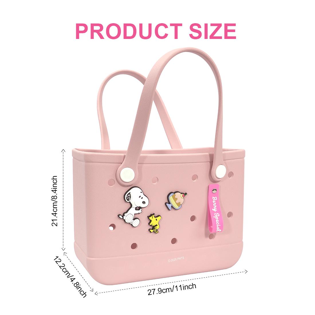 Snoopy Collection Holes Handheld Bag - Classic Design, Ideal for Travel, Portable Storage, Versatile Use, Handbags Women, Everyday Bags
