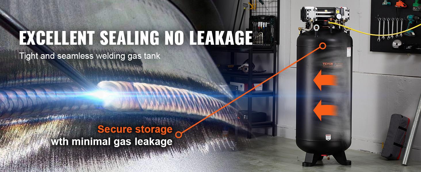 VEVOR 80 Gallon Air Compressor, 6.5HP 15.5SCFM90 PSI, 145PSI Oil Free Stationary Air Compressor Tank, 86dB Ultra Quiet Compressor for Industrial Manufacturing, Construction Sites, Auto Repair VEVOR 80 Gallon Air Compressor, 6.5HP 15.5SCFM90 PSI, 145PSI Oil Free Stationary Air Compressor Tank, 86dB Ultra Quiet Compressor for Industrial Manufacturing, Construction Sites, Auto Repair