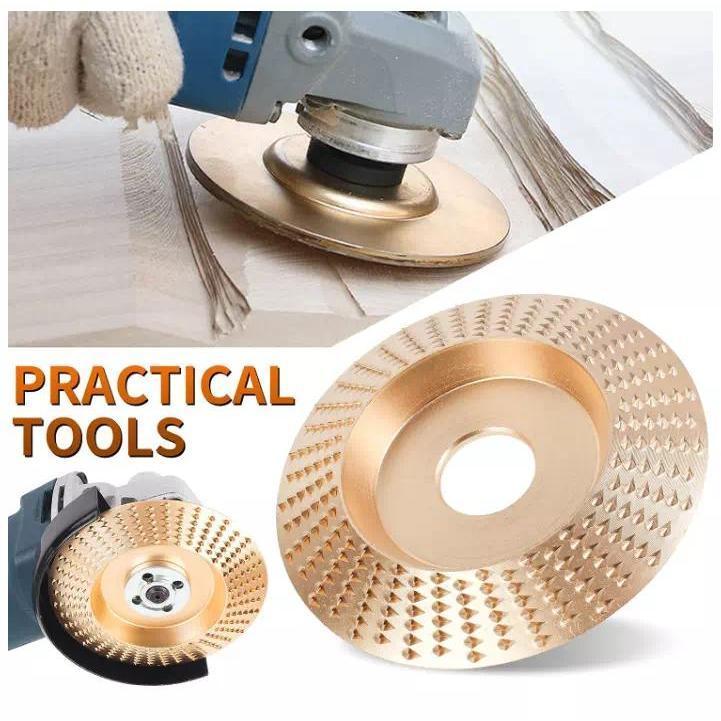 3PCS Grinding Wheel 4" Angle Grinder, Wood Carving Disc Tool for Sanding Polishing