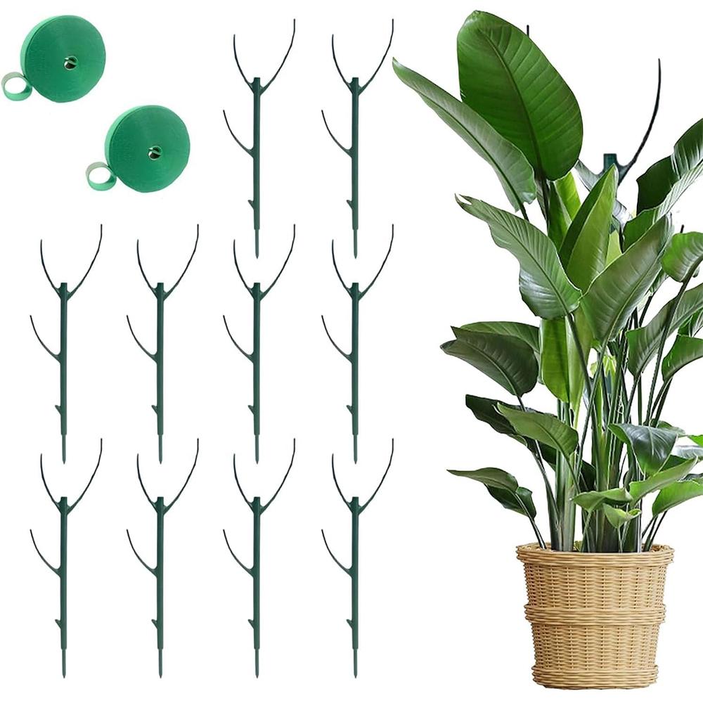 5/10 Pack Stackable Monstera Plant Support, Plant Stakes for Indoor and Outdoor Plants Use, Garden Stakes for Climbing and Potted Plants, Pothos, Philodendron, Garden Obelisk Trellis, Climbing Planting Stand