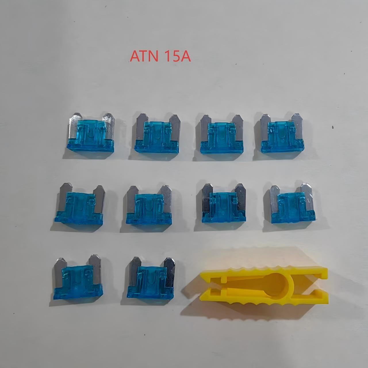 (10 Pack), ATN Micro Blade Fuse, Nickel Plated, 12 Amp Specifications Available, Suitable for Cars, Trucks, Boats, Motorcycles, SUVs