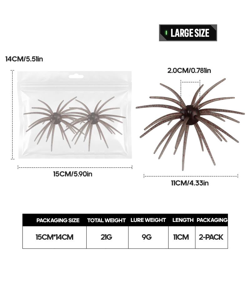 TAIYU Fishing Lure Set, Soft Bait Design, Durable Material, Ideal for Sea & Freshwater Angling, Enhances Catch Efficiency