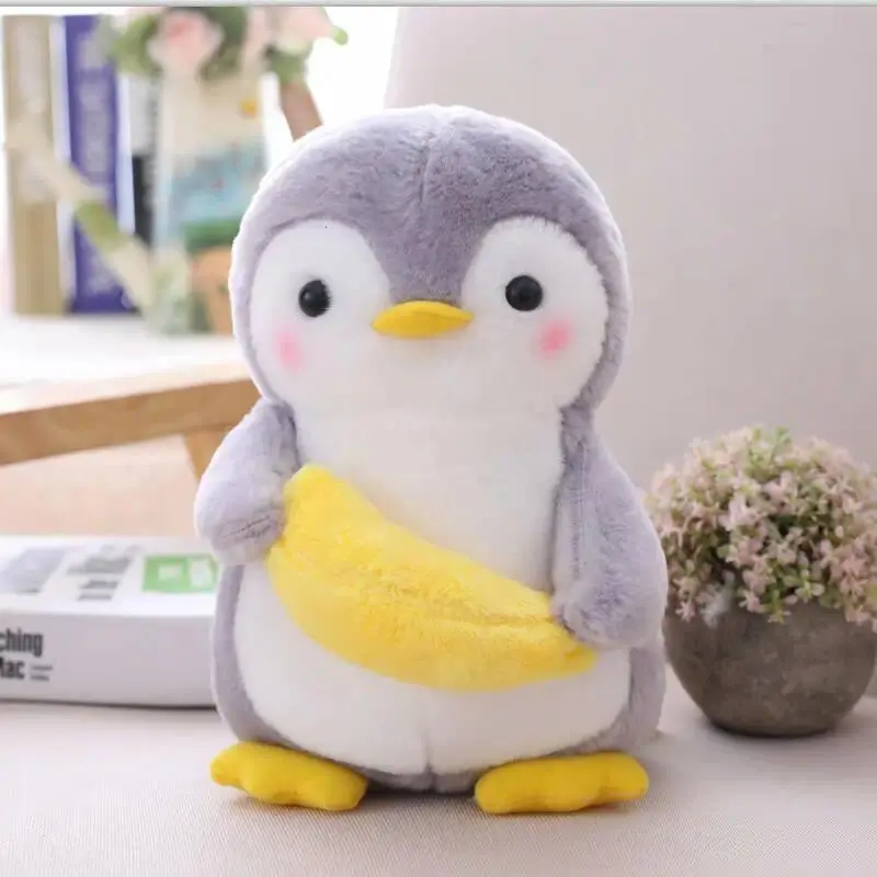 Creative Cudding Fruit Penguin plush stuffed toys Cute Couple Penguin plush doll kids Toy Home Decor Toys for Children birthday