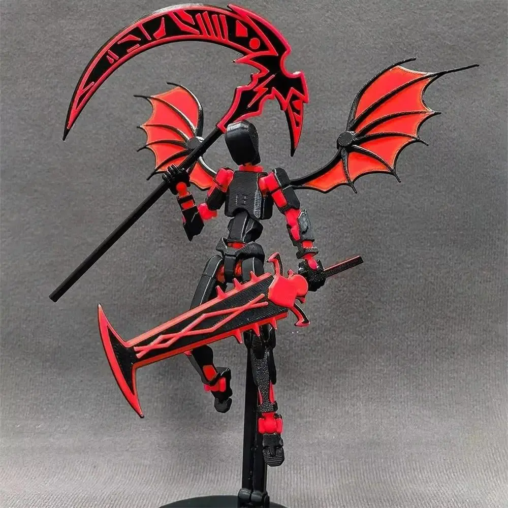 Robot Model Reaper Robot Desktop Decoration 13 Action Model Multi-Jointed Movable Robot Dummy Action Model