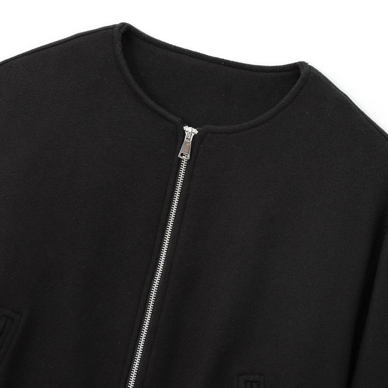 Women's New Oversized Bubble Sleeve Jacket, Zipper Bomber Jacket, Soft Casual Streetwear, Fashion Pilot Jacket, Spring & Fall Outerwear