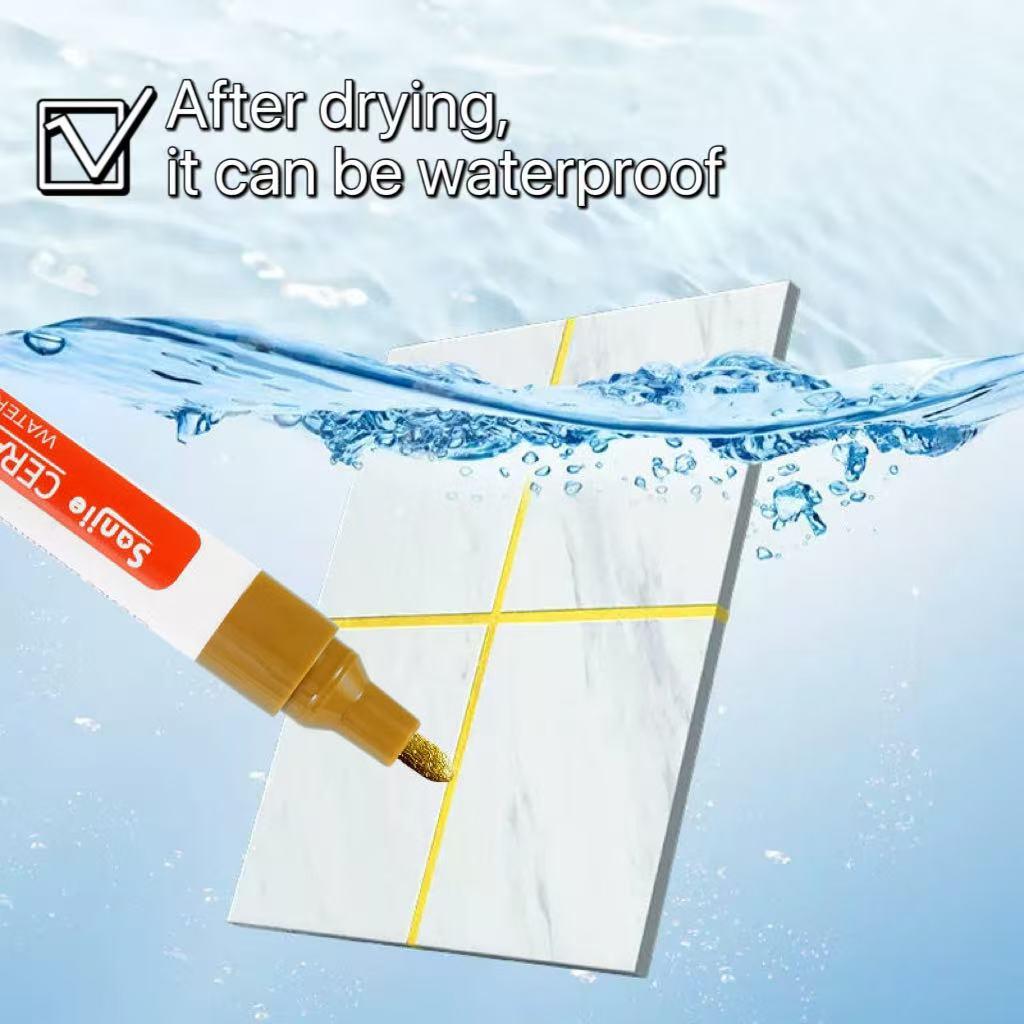 Tile Marker Grout Pen Set, 1/3/10pcs Wall Gap Repair Tool for Tile Floors & Bathrooms, New Seam Filler Pens for Home Improvement Projects