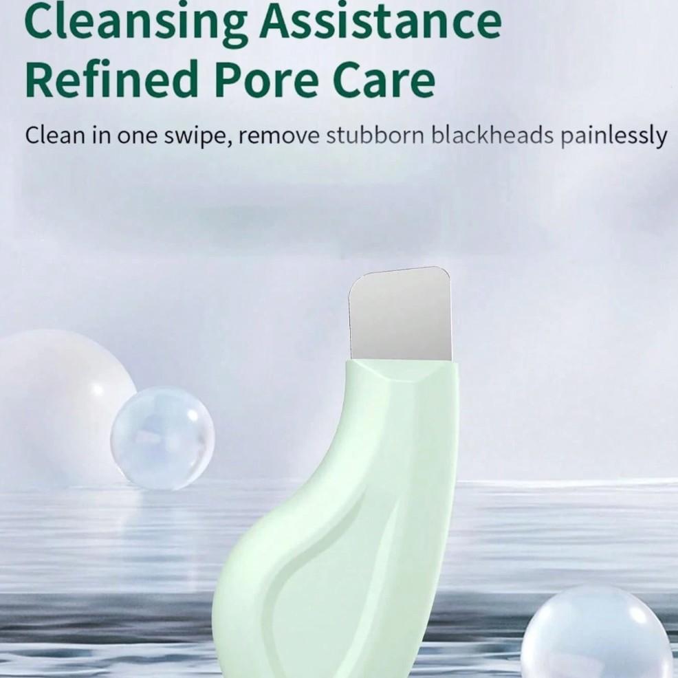 Facial Blackhead Removal Scraper, Gentle Pore Cleanser for Morning & Night Skincare, Foundation Prep, Facial Care, Travel, Home Spa, Gift Set