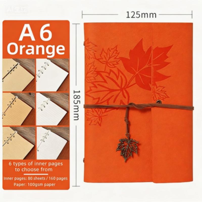 A6/a7 Business Loose-Leaf Notebook, Student Planner, Travel Companion, Portable Diary, Ideal for Notes and Organization