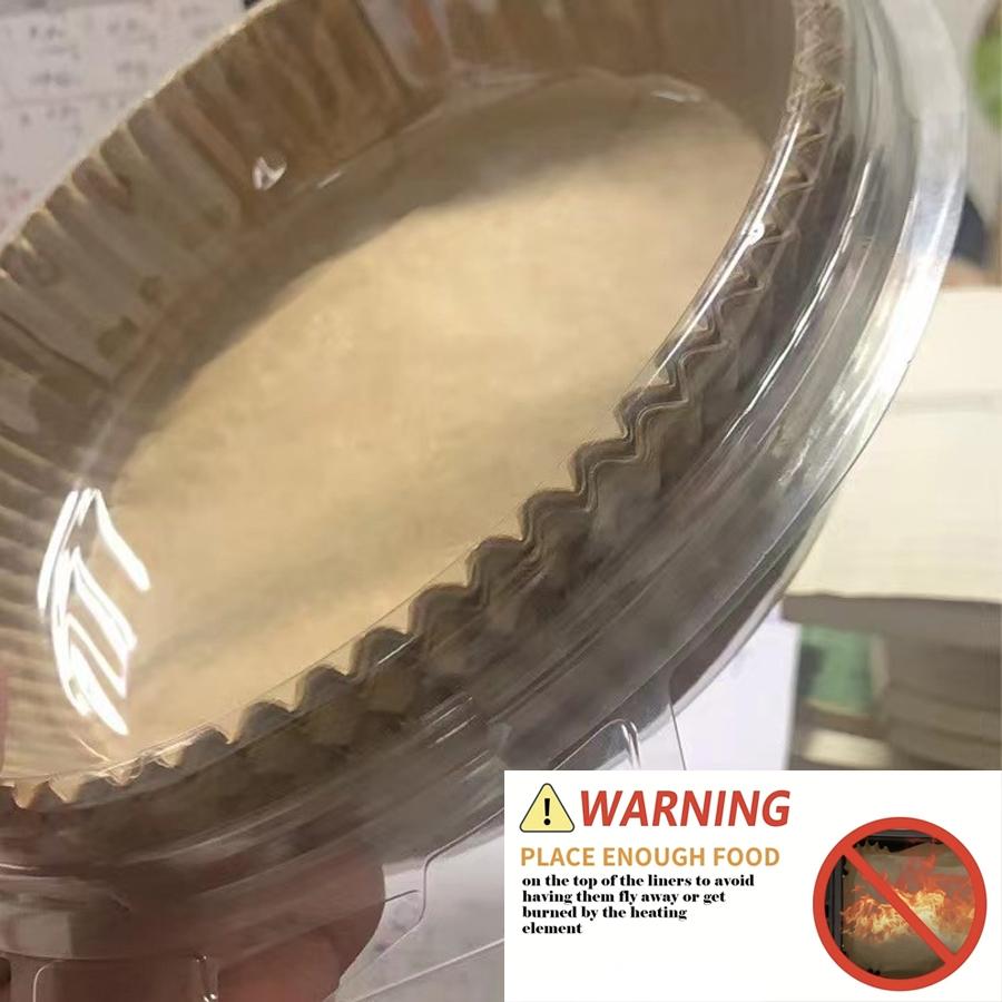 Air Fryer Disposable Paper Liners - 100Pcs 7.8In Square Parchment Paper Non-Stick Airfryer Basket Liners for Steamer Microwave Oven, Deep Fryer Parts & Accessories "STOP Scrubbing Your Air Fryer!