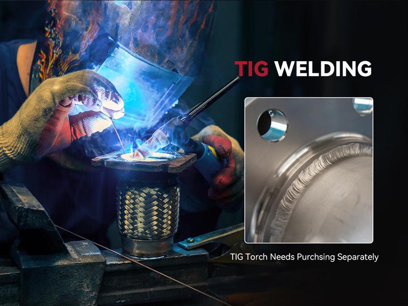 ARCCAPTAIN 135Amp 110V Flux Core MIG Welder, MIG130 Fit Gasless MIG/Lift TIG/Stick 3-in-1 Welding Machine, Digital Display DC IGBT Synergic Control Portable welder machine 110V