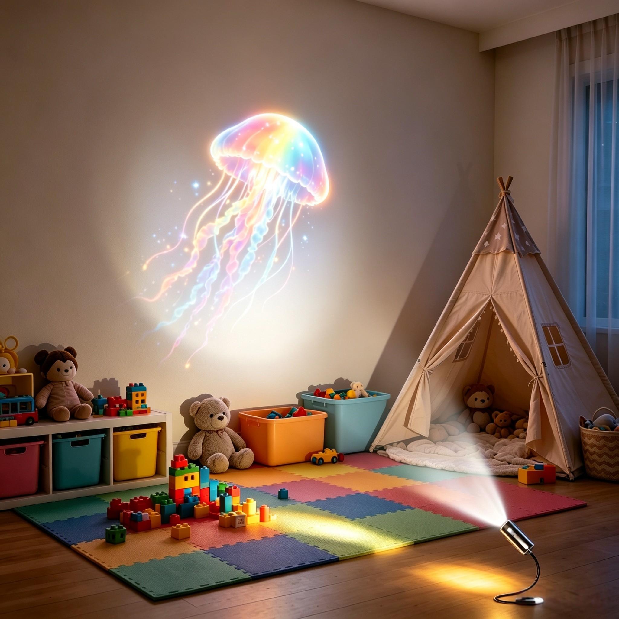 10pc Pattern LED Projector Night Light, Creative Dream LED Projector Lamp, 360° Rotatable LED Night Glow, Room Bed Ceiling Decor