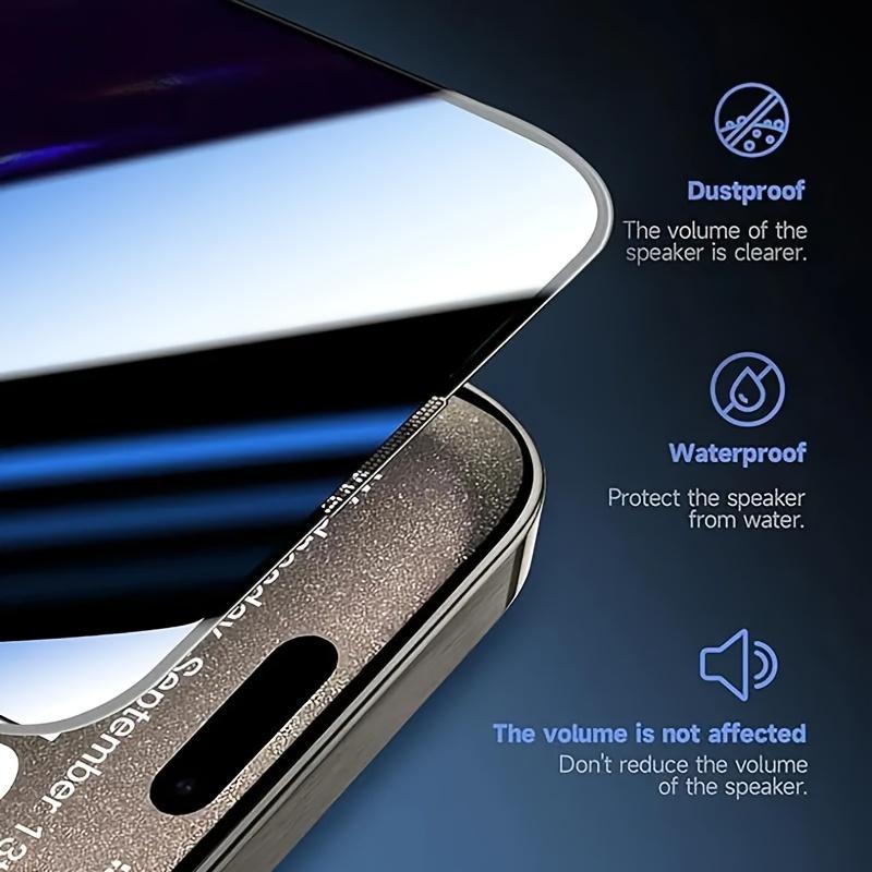 4-Pack 4K HD Oleophobic Coating Dust free Installation Screen Protector Compatible For iPhone 17 Pro Max 17 Air 16 Pro 16e 15 Plus 14 13 12 11 Pro Max X XS MAX XR Easy One-Click Application, No Dust, Anti-Fingerprint, Shatter-Proof with Tool Included