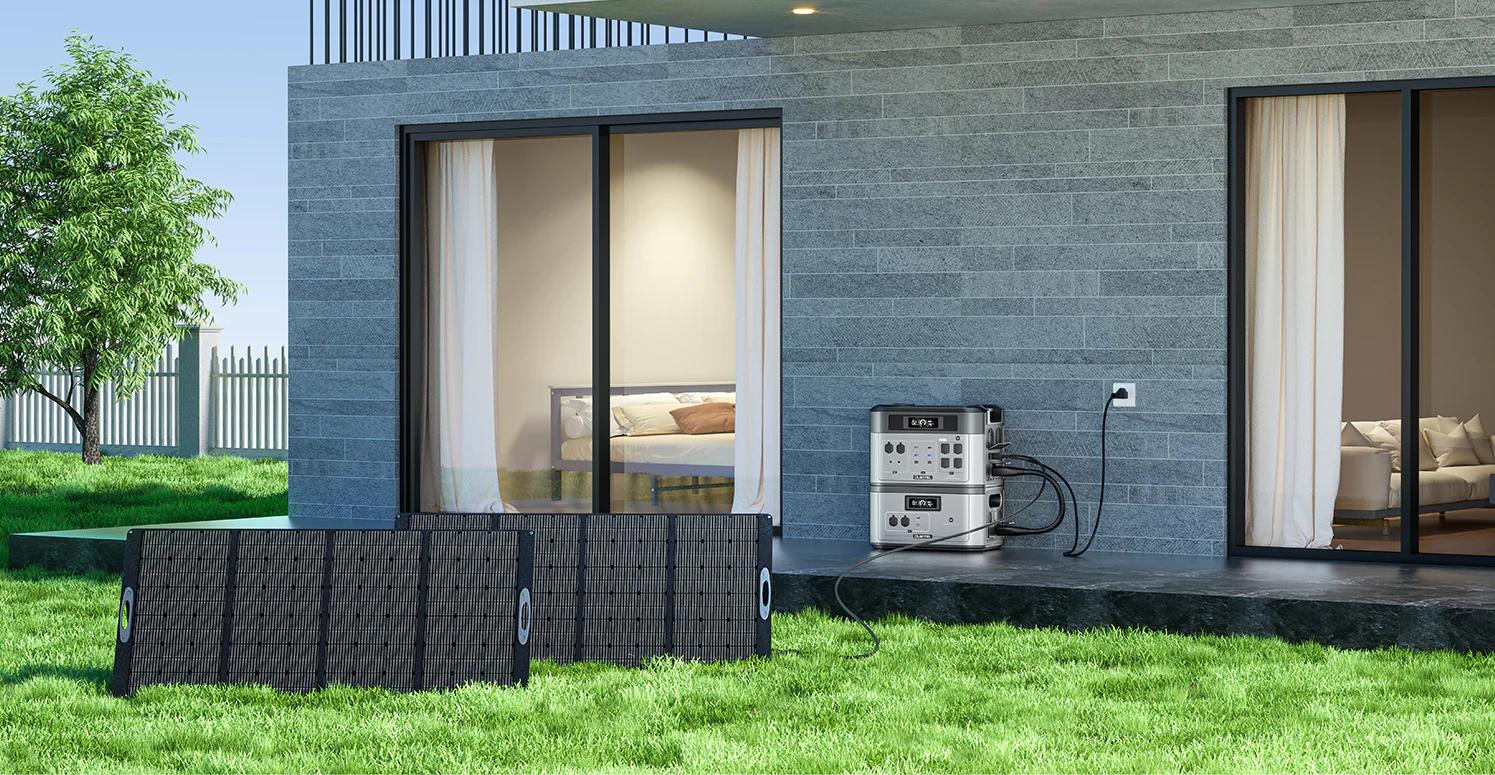 OUKITEL BP2000 2048Wh Bi-directional Battery Generator for Home Power Outage Outdoor Camping RV LiFePO4 Battery Backup Power 16KWh Expandable Capacity 2200W Output OUKITEL BP2000 2048Wh Bi-directional Battery Generator for Home Power Outage Outdoor Camping RV LiFePO4 Battery Backup Power 16KWh Expandable Capacity 2200W Output