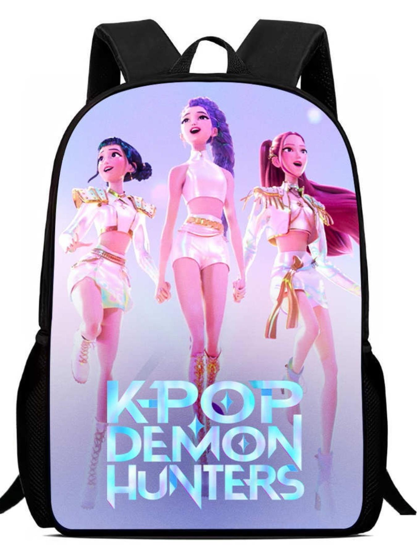 Kpop Twice Takedown Chibi Print Backpack, Casual Lightweight School Bag for Students, Fashion Travel Daypack, Stylish and Comfortable