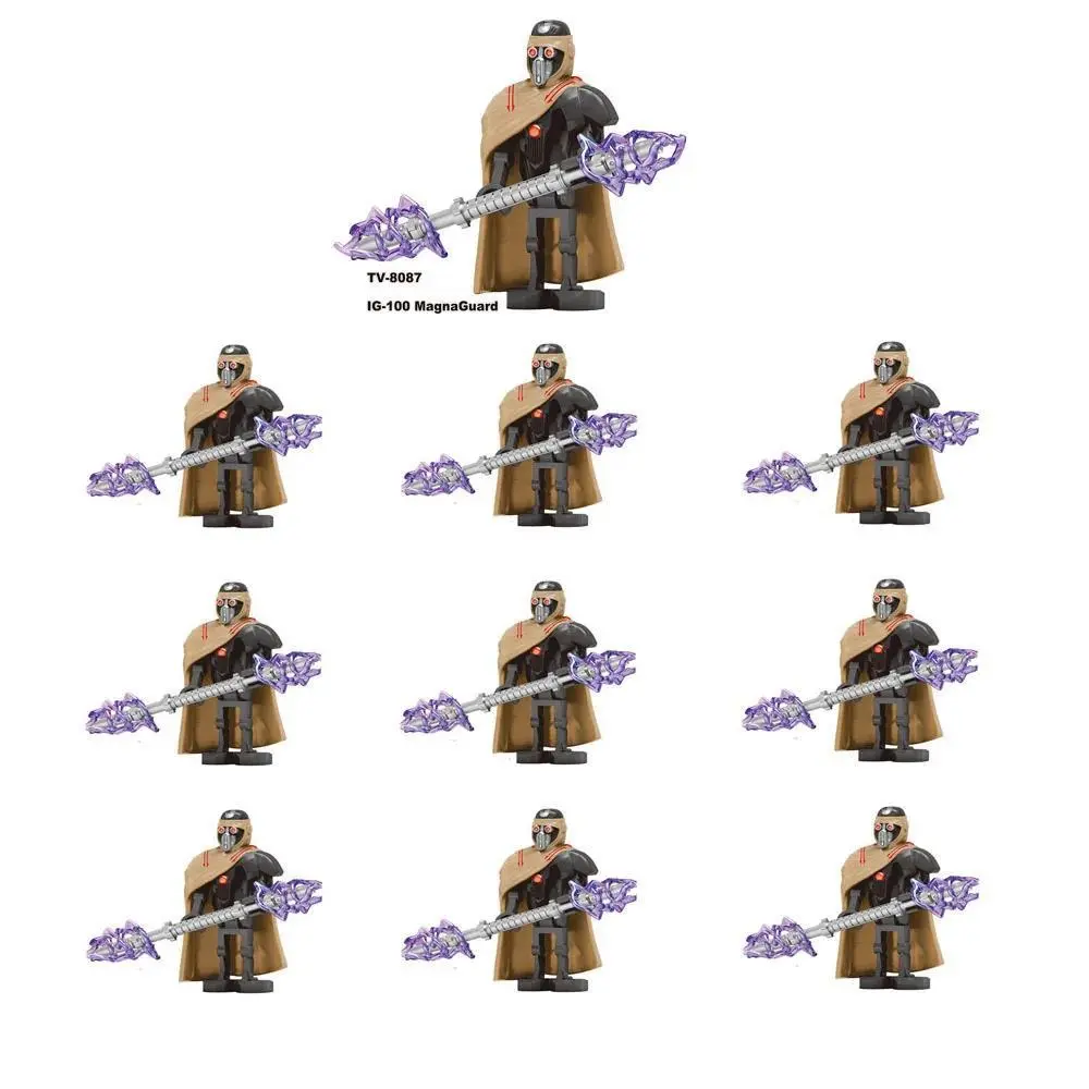 10pcs/set building Blocks Clone trooper Battle Droid Troopers mini action toy doll assembly toy 501st Legion General Grievous