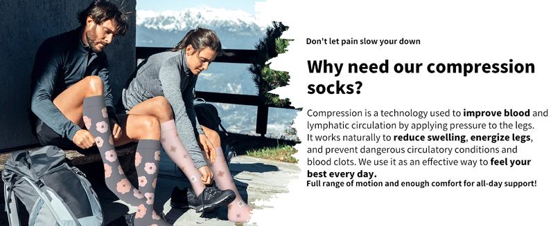 Compression Socks for Women & Men, Support Knee High Socks for Running,Nurses,Travel 6 pairs Compression Socks for Women & Men, Support Knee High Socks for Running,Nurses,Travel 6 pairs