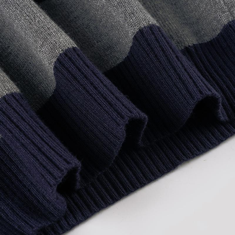 Women's Vintage Striped V Neck Sweater, Slim-fit Short Knitted Pullover, Fall & Winter Street Style Y2k Aesthetic Warm Innerwear, Knit Pullover Top