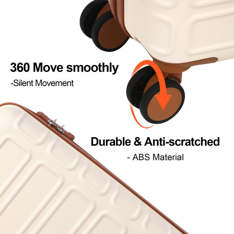 AAIVV 4-Piece Luggage Set 13/20/26/28in Expandable ABS Travel Suitcase Set with Double Spinner Wheels TSA Lock Durable Hardshell Luggage Sets Gift for Back to School - Luggagesets AAIVV 4-Piece Luggage Set 13/20/26/28in Expandable ABS Travel Suitcase Set with Double Spinner Wheels TSA Lock Durable Hardshell Luggage Sets Gift for Back to School - Luggagesets