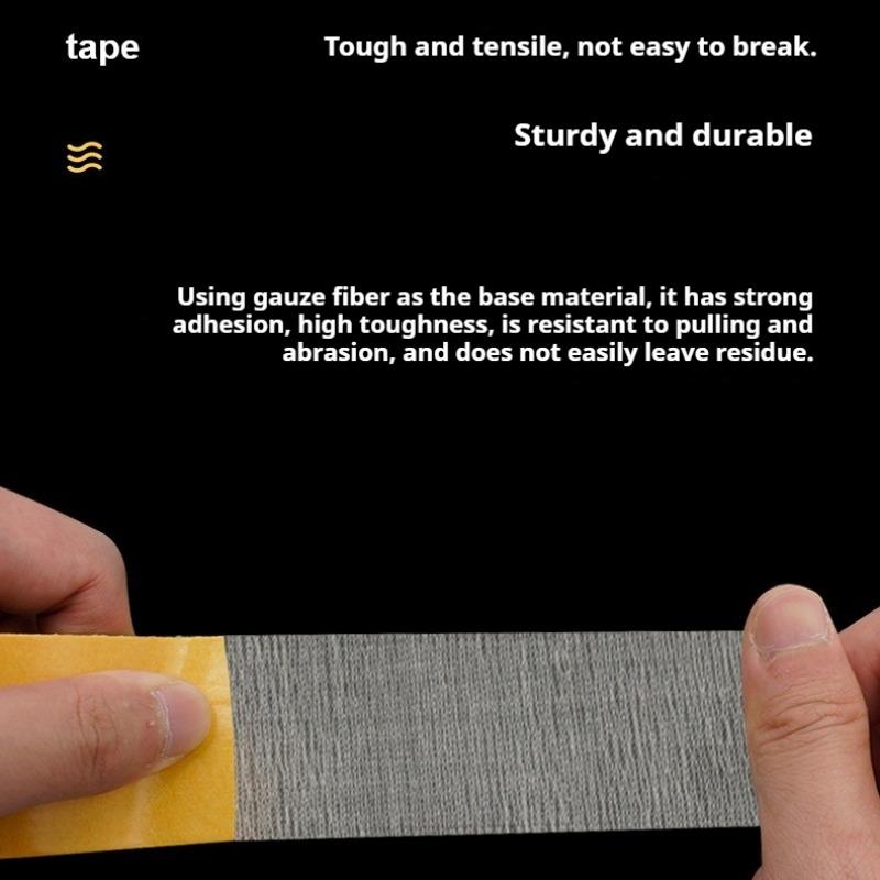 High Adhesive Double-Sided Tape, Grid Mesh Carpet Backing, Strong Bonding for Weddings and Exhibitions, Durable Floor Matting