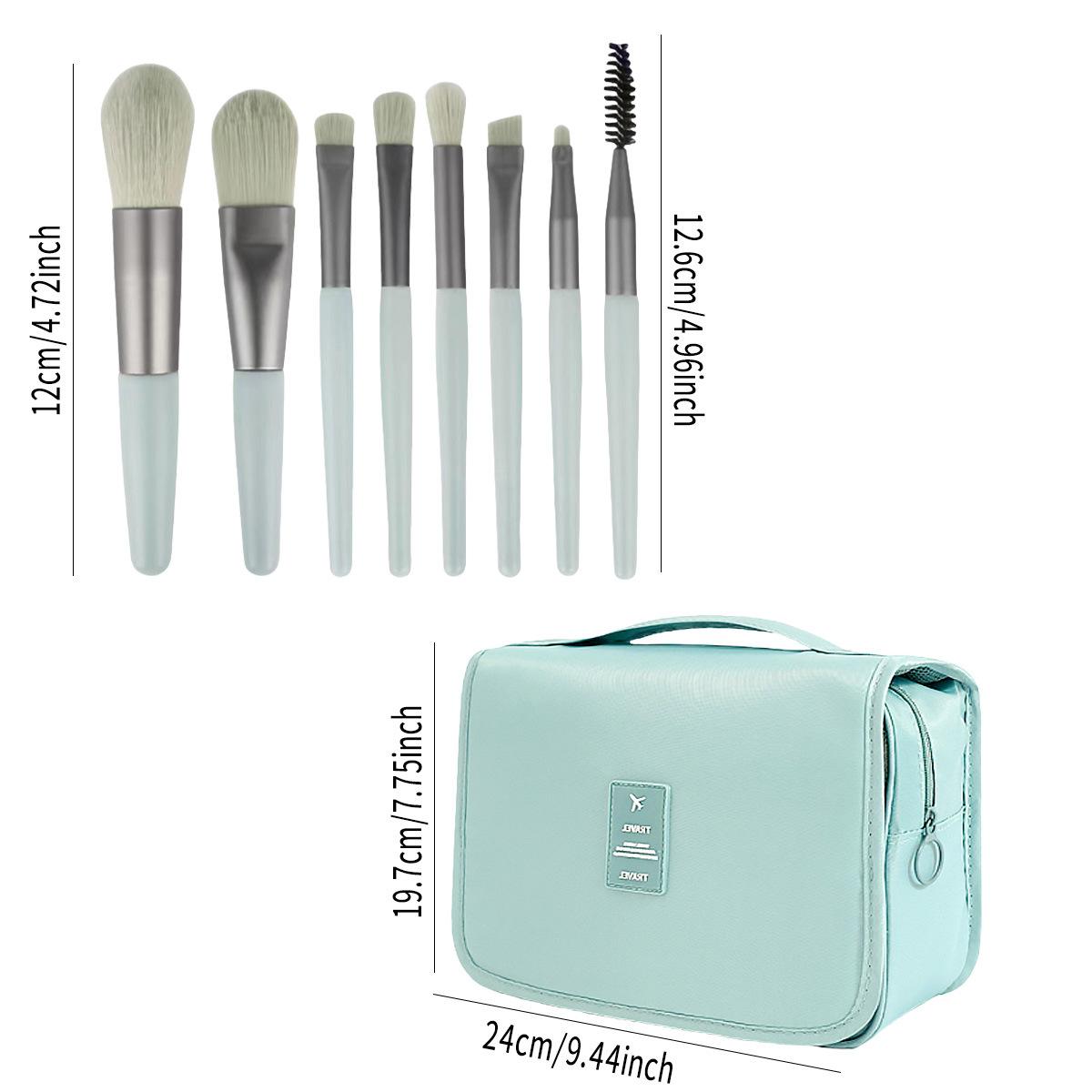 33PCS All-in-One Beauty Tool Kit, Makeup Brushes + Powder Puffs + Beauty Sponges + Headband + Travel Makeup Bag, Complete Pre & Post Makeup Set, Portable Cosmetic Kit for Beginners & Travel