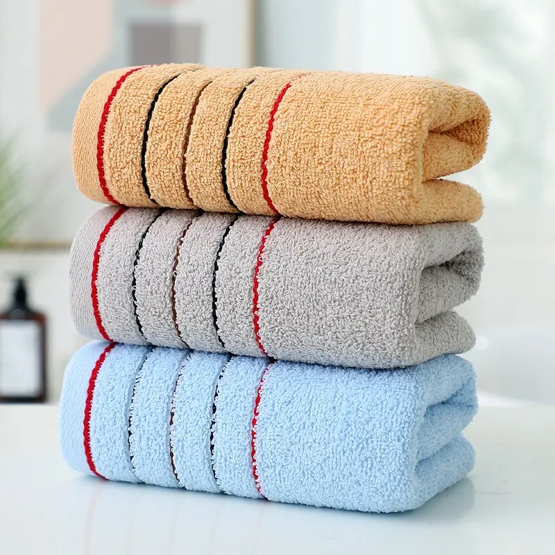 Cotton Bath Towels, Thick and Absorbent Soft Towels for Bathroom, Quick Drying Plush Hand Towels for Home, Hotel, Gym and Beach Use