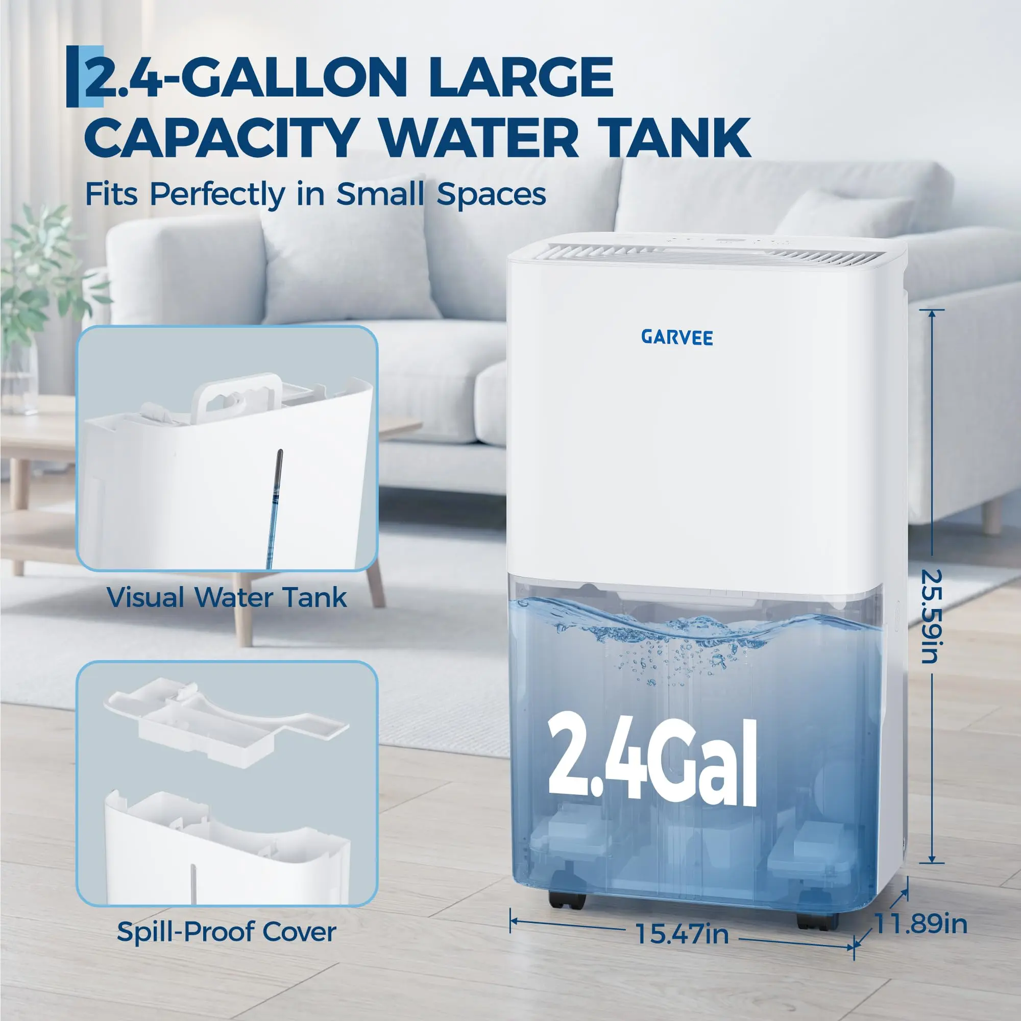 Household dehumidifier - 50pint