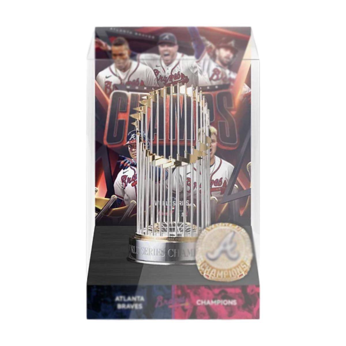 1990-2025 American Baseball Champion Trophy Set With Display Case Fan Gift, Perfect for Collectors and Sports Enthusiasts