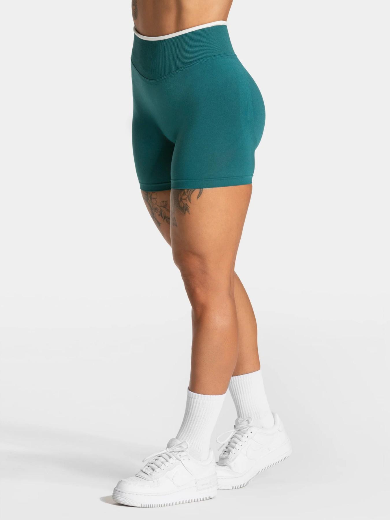 New Women's Color Block Sports Bra and Shorts Sporty Set, High Elastic Shaping Gym Wear for Yoga and Outdoor Training, Perfect for All Seasons