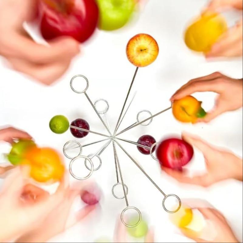 Exploding Fruit Tray, Desktop Firework Display Stand, 2026 New Artistic Floating Fruit Rack, Minimalist Design, 360° Ventilation, Kitchen & Coffee Table, Display Riser