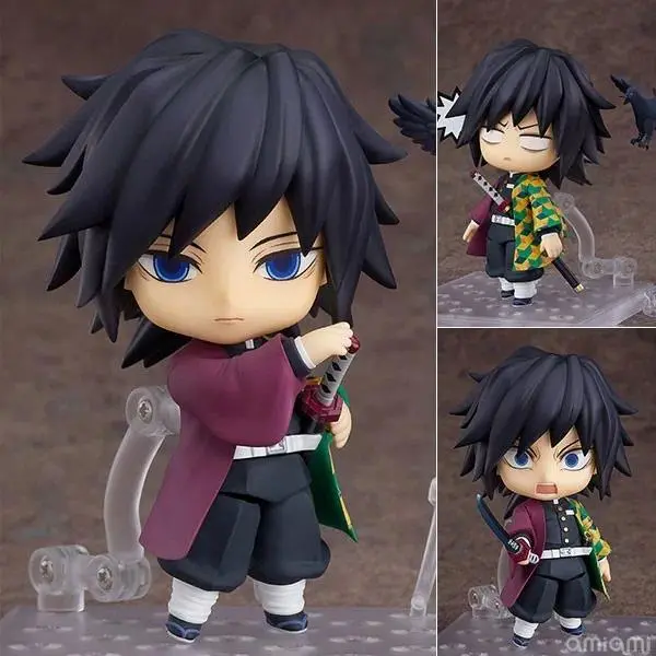 Nendoroid 2218 Tokito Muichiro Demon Slayer Kimetsu No Yaiba Mist Hashira Chibi Figure Pvc Collect Desktop Decor Model Toy Gifts