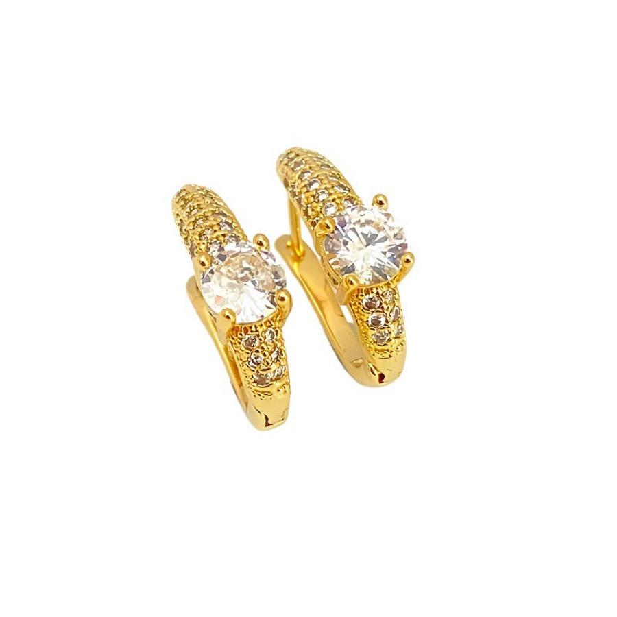 Korean version of popular jewelry, eight hearts and eight arrows, like water, ear buckles, temperament, light luxury and versatile, high-end earrings, earrings.