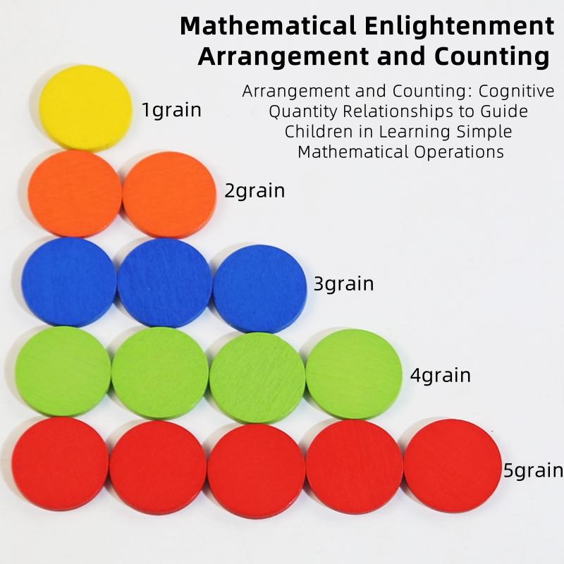 Color Sorting Cups and Memory Discs Game, Shape Sorter, Color Recognition Matching Logic Thinking Training, Fine Motor Skills, Hand Eye Coordination