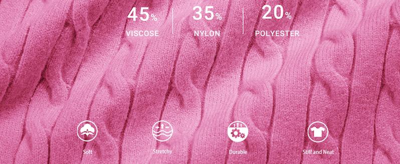 Goranbon Women's Cable Short Sleeve Sweaters Tops Solid Lapel V Neck Knit Casual Soft Pullover Shirt