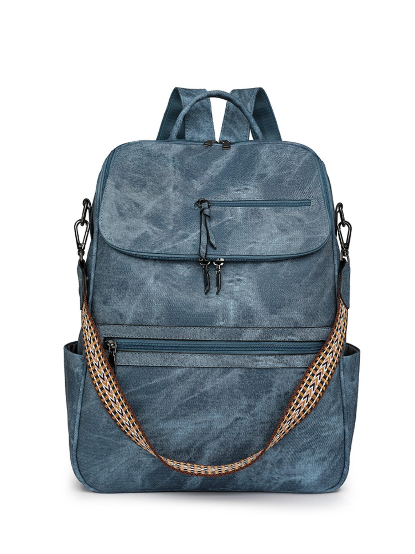 Women's Large Capacity Backpack, Anti-Theft Waterproof Laptop Bag, Multi-Layer Design, 15.6 Inch Computer, Adjustable Shoulder Strap