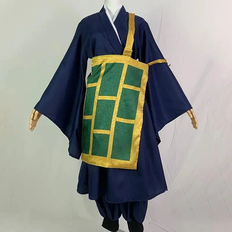 Geto Suguru Cosplay Costume Black Blue Kimono School Uniform Anime Clothe Halloween Costumes For Women Man