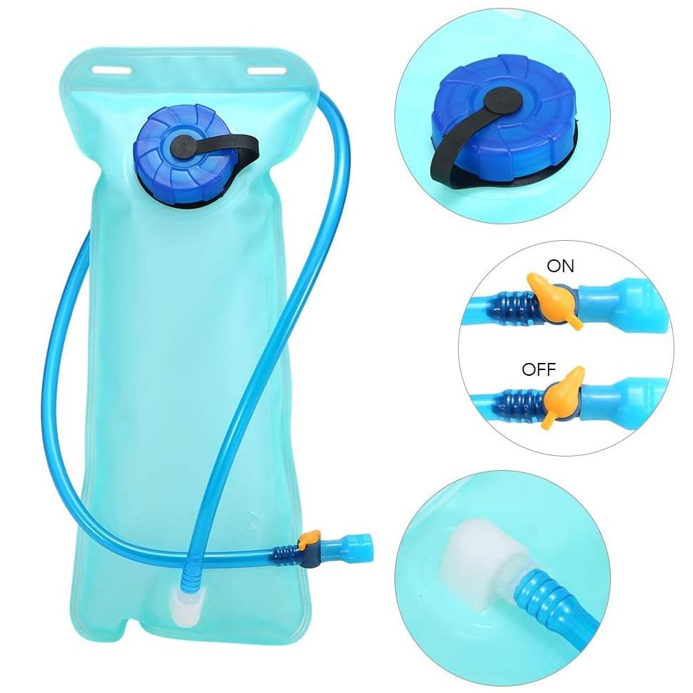 Hydration Bladder,Water Bladder Hydration Reservoir Leakproof Durable Waterproof Water Storage Bladder Bag, Bladder Replacement for Backpacks for Hiking Camping Running Cycling, Outdoor Activities