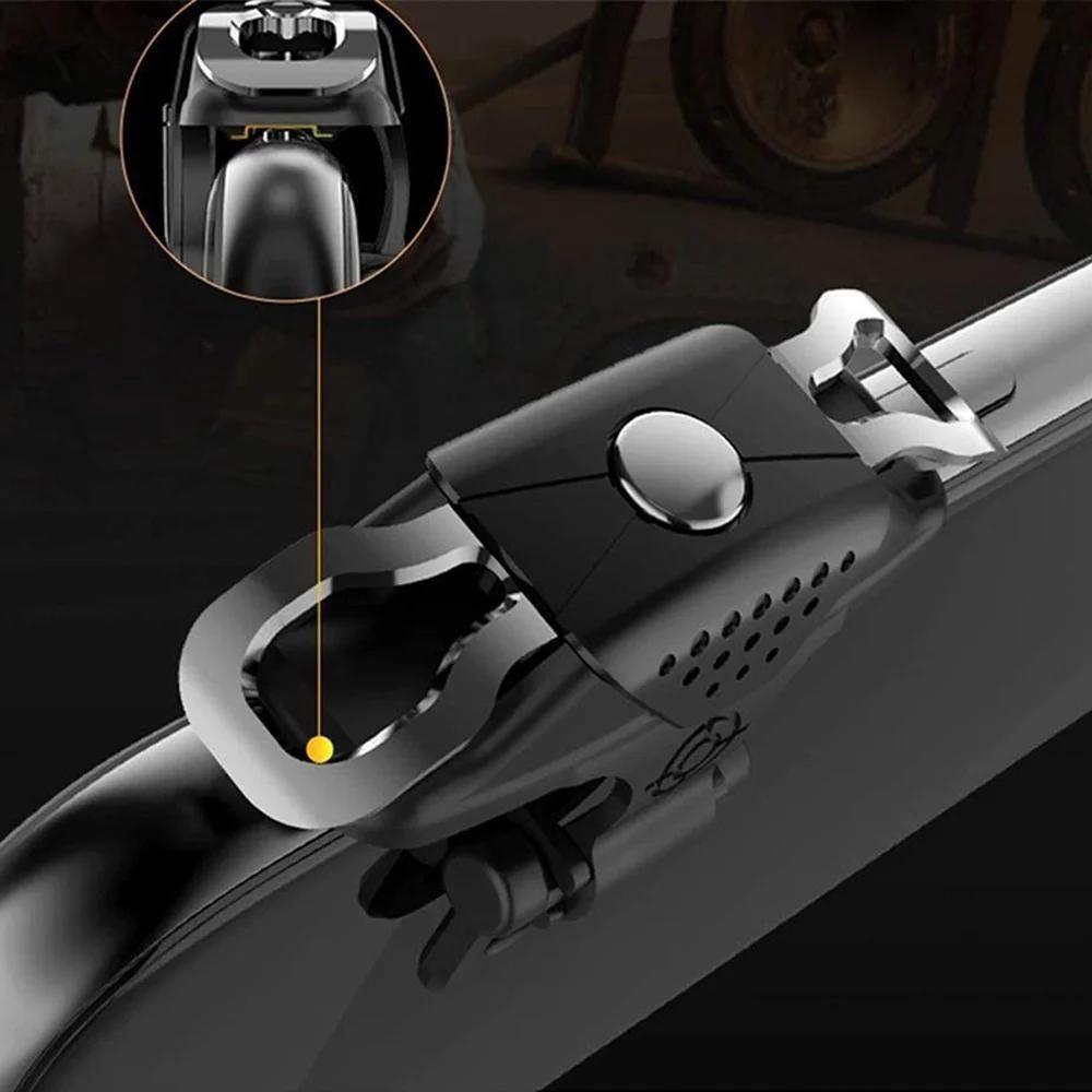 Upgrade Your Mobile Gaming! Dual Trigger Set for iOS & Android - High Sensitivity ABS Buttons, Easy Snap-on Installation. Boost Aim, Rapid Fire & Reaction Speed. Ergonomic Shooting Controller for Popular Pocket Shooting Games.