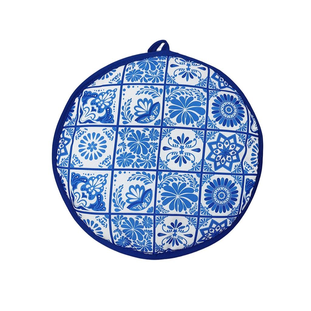 1pcs Mexican Thickened Corn Tortilla Insulated Bag, Pure Cotton Round Bread Carrier, Home Use Takeout Bag, Cross-Border Food Storage