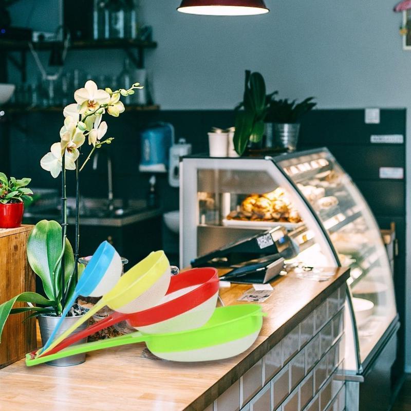 1 Set Fine Mesh Screen Set. Flour Sieve Filter Spoon with Handle. Sugar Sieve Fine Screen Tea Filter. Suitable for Powdered Sugar, Soybean Milk, Flour and Washed Rice. Necessary Baking Tools. Kitchen Filter Appliance.