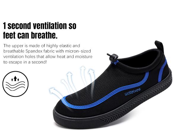 WateLves Water Shoes for Women and Men - Quick-Dry Multi-Purpose Casual Water Sneakers Slip-On with Drainage Holes - Lightweight, Breathable Aqua Shoes for Swim Beach Walking#SpringStatements Greenish